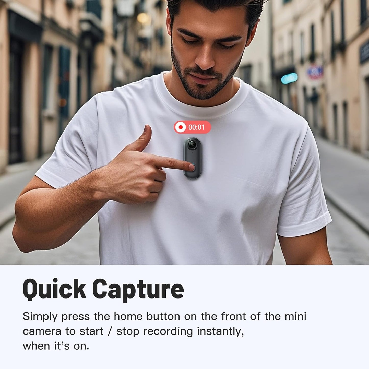 Mini Body Camera for Peace of Mind™