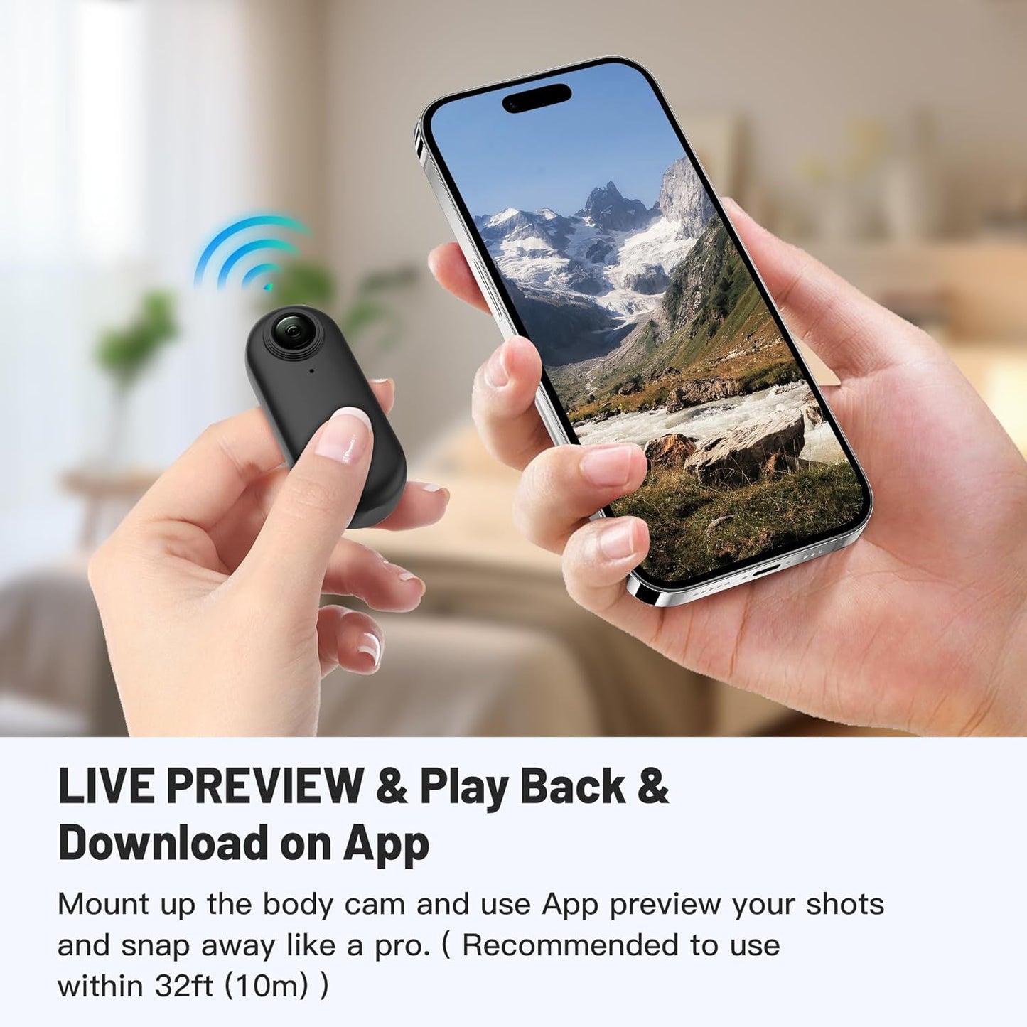 Mini Body Camera for Peace of Mind™